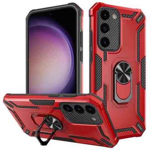 For Samsung Galaxy S23+ 5G Warship Armor 2 in 1 Shockproof Phone Case(Red)