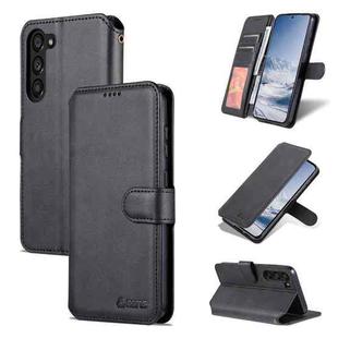 For Samsung Galaxy S23 5G AZNS Calf Texture Horizontal Flip Leather Phone Case(Black)