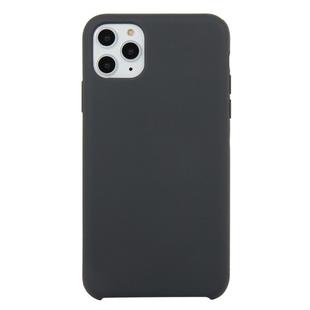 For iPhone 11 Pro Solid Color Solid Silicone  Shockproof Case(Ash)