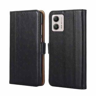 For Motorola Moto G53 5G/G13 4G/G23 4G Ostrich Texture Flip Leather Phone Case(Black)