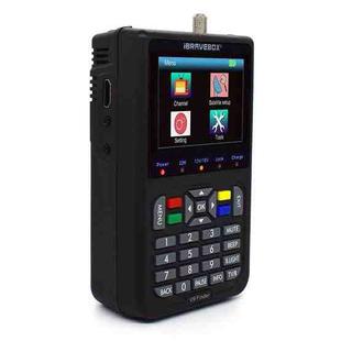 iBRAVEBOX V9 Finder Digital Satellite Signal Finder Meter, Plug Type:UK Plug(Black)