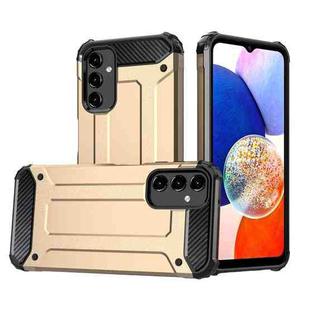 For Samsung Galaxy A14 5G Magic Armor TPU Hard PC Phone Case(Gold)