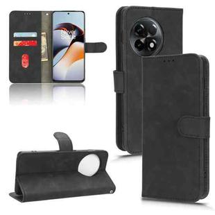 For OnePlus 11R 5G / Ace 2 5G Skin Feel Magnetic Flip Leather Phone Case(Black)