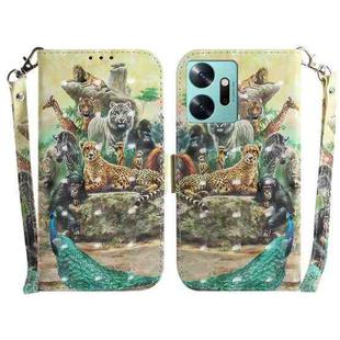 For Infinix Zero 20 / X6821 3D Colored Horizontal Flip Leather Phone Case(Zoo)