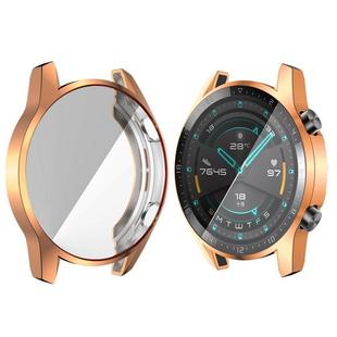 For Huawei Watch GT2 46mm TPU All Inclusive Watch Case(Rose Gold)