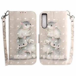 For Sony Xperia 10 IV 2023 3D Colored Horizontal Flip Leather Phone Case(Squirrels)