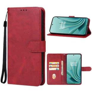 For OnePlus Ace 2V Leather Phone Case(Red)