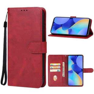 For Tecno Spark 10 Pro Leather Phone Case(Red)