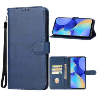 For Tecno Spark 10 Pro Leather Phone Case(Blue)