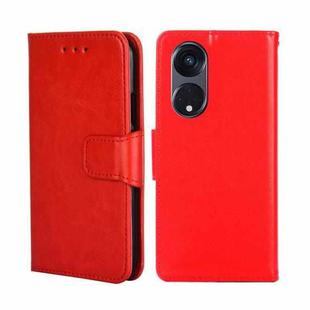 For OPPO Reno8 T 5G/A1 Pro 5G Crystal Texture Leather Phone Case(Red)