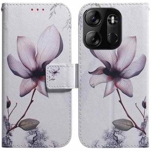 For Tecno Spark Go 2023 / Pop 7 Pro Coloured Drawing Flip Leather Phone Case(Magnolia)