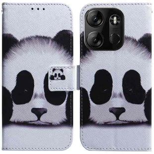 For Tecno Spark Go 2023 / Pop 7 Pro Coloured Drawing Flip Leather Phone Case(Panda)