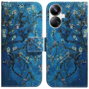 For Realme 10 Pro+ Coloured Drawing Flip Leather Phone Case(Apricot)