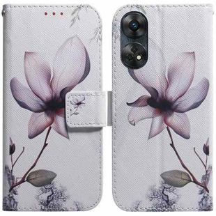 For OPPO Reno8 T 4G Coloured Drawing Flip Leather Phone Case(Magnolia)