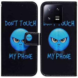 For Xiaomi 13 Pro 5G Coloured Drawing Flip Leather Phone Case(Anger)
