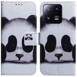 For Xiaomi 13 Pro 5G Coloured Drawing Flip Leather Phone Case(Panda)