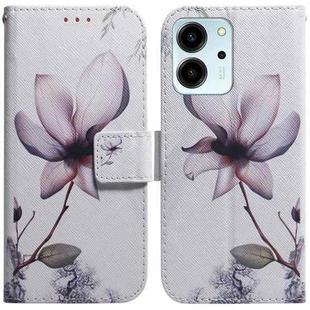 For Honor 80 SE Coloured Drawing Flip Leather Phone Case(Magnolia)