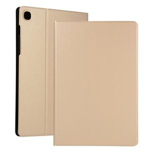 For Galaxy Tab S6 Lite P610 Voltage Elastic Texture Horizontal Flip Leather Case with Holder(Gold)