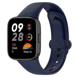 For Redmi Watch 3 Nail Button Silicone Watch Band(Dark Blue)