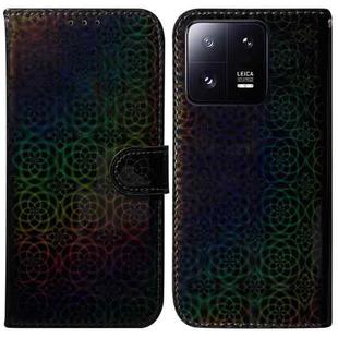 For Xiaomi 13 Pro 5G Colorful Magnetic Buckle Leather Phone Case(Black)