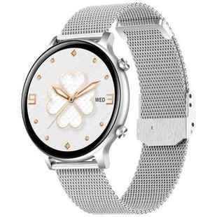 HT12 1.32 inch Steel Band IP67 Waterproof Smart Watch, Support Bluetooth Calling / Sleep Monitoring(Silver)