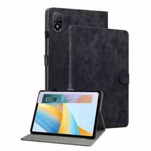 For Honor Pad V8 Pro Tiger Pattern Flip Leather Tablet Case(Black)