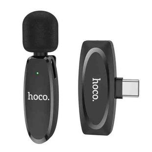 hoco L15 USB-C/Type-C Wireless Lavalier Digital Microphone(Black)