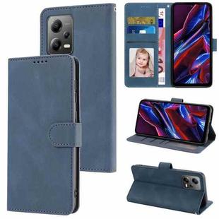 For Xiaomi Redmi Note 12 Pro+ / Note 12 Discovery Fantasy Skin-feel Calfskin Texture Leather Phone Case(Blue)
