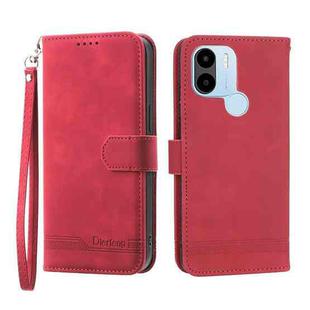 For Xiaomi Redmi A1+ Dierfeng Dream Line Leather Phone Case(Red)