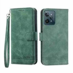 For Realme C31 Dierfeng Dream Line Leather Phone Case(Green)