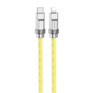 hoco U113 PD 20W USB-C/Type-C to 8 Pin Silicone Data Cable, Length: 1m(Gold)