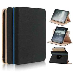 For 6 inch Rotating Universal Leather Tablet Case(Black)