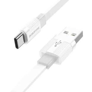 Borofone BX89 USB to Type-C Union 3A Charging Data Cable, Length:1m(White Gray)