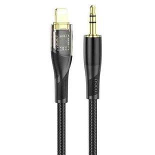 hoco UPA25 Transparent Exploration Version 8 Pin Digital Audio Conversion Cable, Length: 1m(Black)