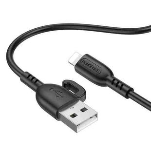 Borofone BX91 USB to 8 Pin Symbol 2.4A Charging Data Cable, Length:1m(Black)