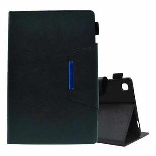 For Samsung Galaxy Tab A 8.0 2019 Suede Cross Texture Magnetic Clasp Leather Tablet Case(Black)