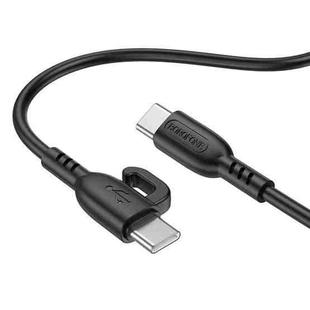 Borofone BX91 Type-C to Type-C Symbol 60W Charging Data Cable, Length:1m(Black)