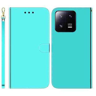 For Xiaomi 13 Pro 5G Imitated Mirror Surface Horizontal Flip Leather Phone Case(Mint Green)