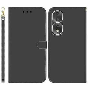 For Honor 80 Pro Imitated Mirror Surface Horizontal Flip Leather Phone Case(Black)