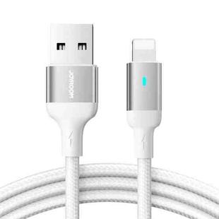 JOYROOM S-UL012A10 Extraordinary Series 2.4A USB-A to 8 Pin Fast Charging Data Cable, Cable Length:1.2m(White)