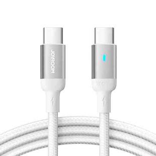 JOYROOM S-CC100A10 Extraordinary Series 100W USB-C / Type-C to USB-C / Type-C Fast Charging Data Cable, Cable Length:2m(White)