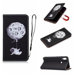 For Huawei P Smart Z 3D Painting Horizontal Flip Leather Case with Holder & Card Slot & Lanyard(Spaceman)