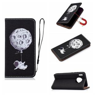 For Huawei Mate 30 3D Painting Horizontal Flip Leather Case with Holder & Card Slot & Lanyard(Spaceman)