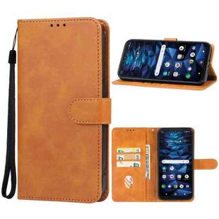 For Kyocera Digno SX3 Leather Phone Case(Brown)