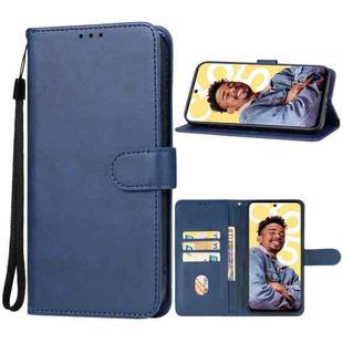 For Realme C55 Leather Phone Case(Blue)