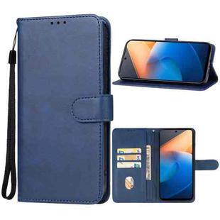 For vivo iQOO Z7 Leather Phone Case(Blue)