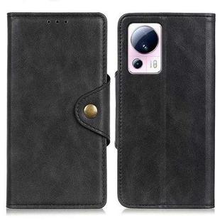 For Xiaomi 13 Lite / Civi 2 Copper Buckle Sheepskin Texture Leather Phone Case(Black)