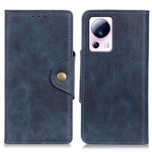 For Xiaomi 13 Lite / Civi 2 Copper Buckle Sheepskin Texture Leather Phone Case(Blue)