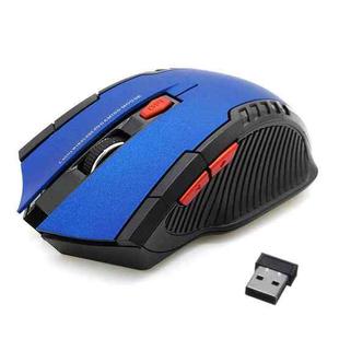 6-keys 2.4G 1600DPI Three-speed Adjustable Wireless Office Mouse(Blue)
