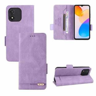 For Honor X5 Magnetic Clasp Flip Leather Phone Case(Purple)